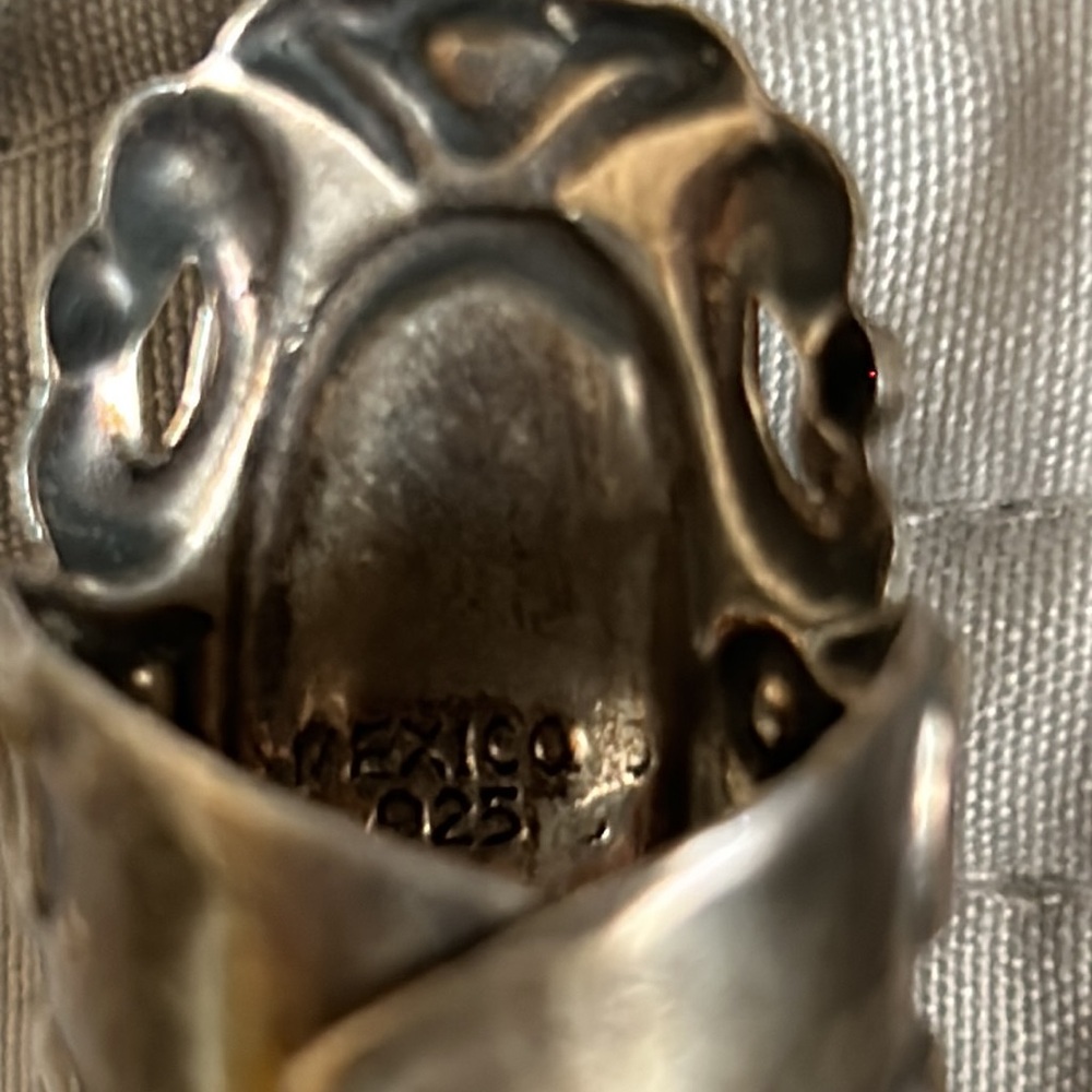 Silver turquoise ring - Picture 3 of 3